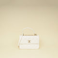 Chanel White Trendy Flap Bag