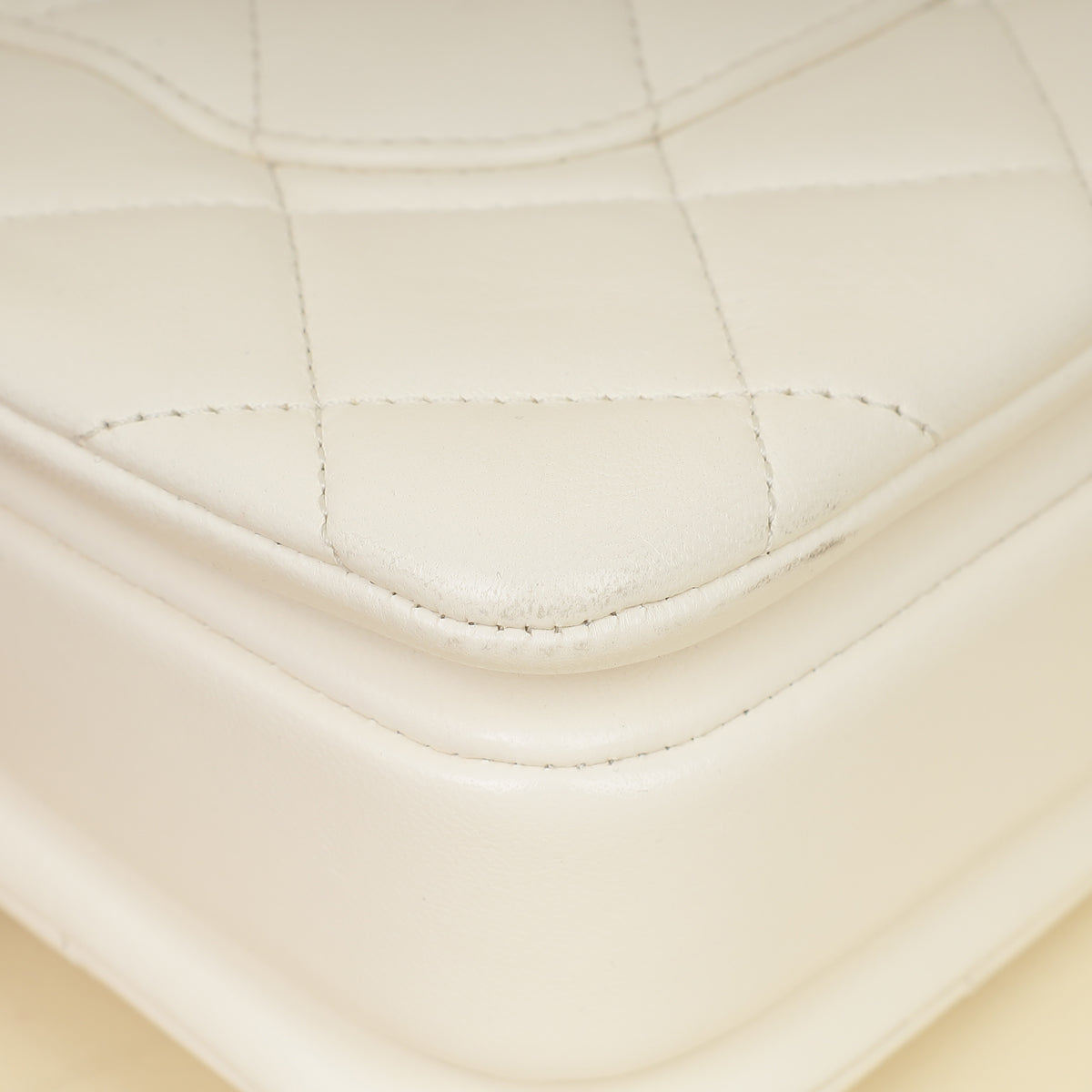 Chanel White Trendy Flap Bag