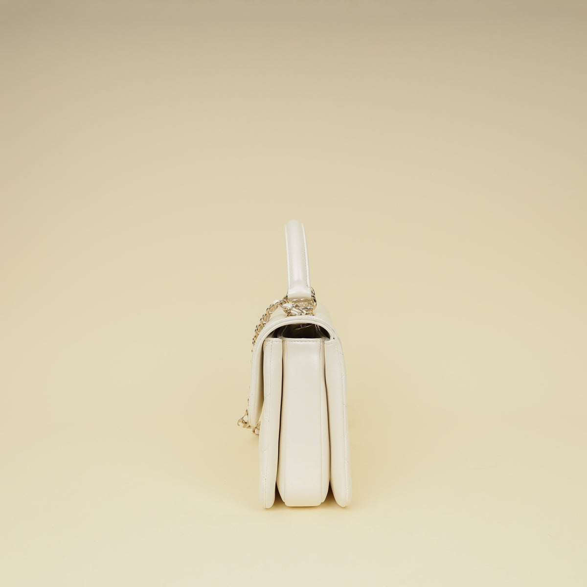 Chanel White Trendy Flap Bag