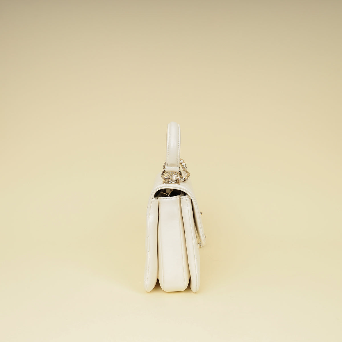 Chanel White Trendy Flap Bag