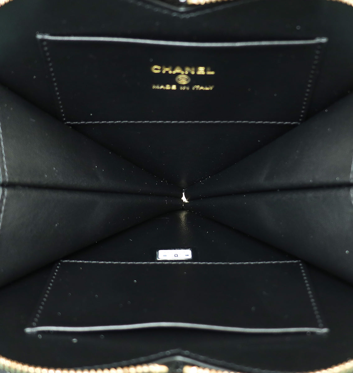 Chanel Bicolor CC Resin Quilted CC Heart Clutch With Chain