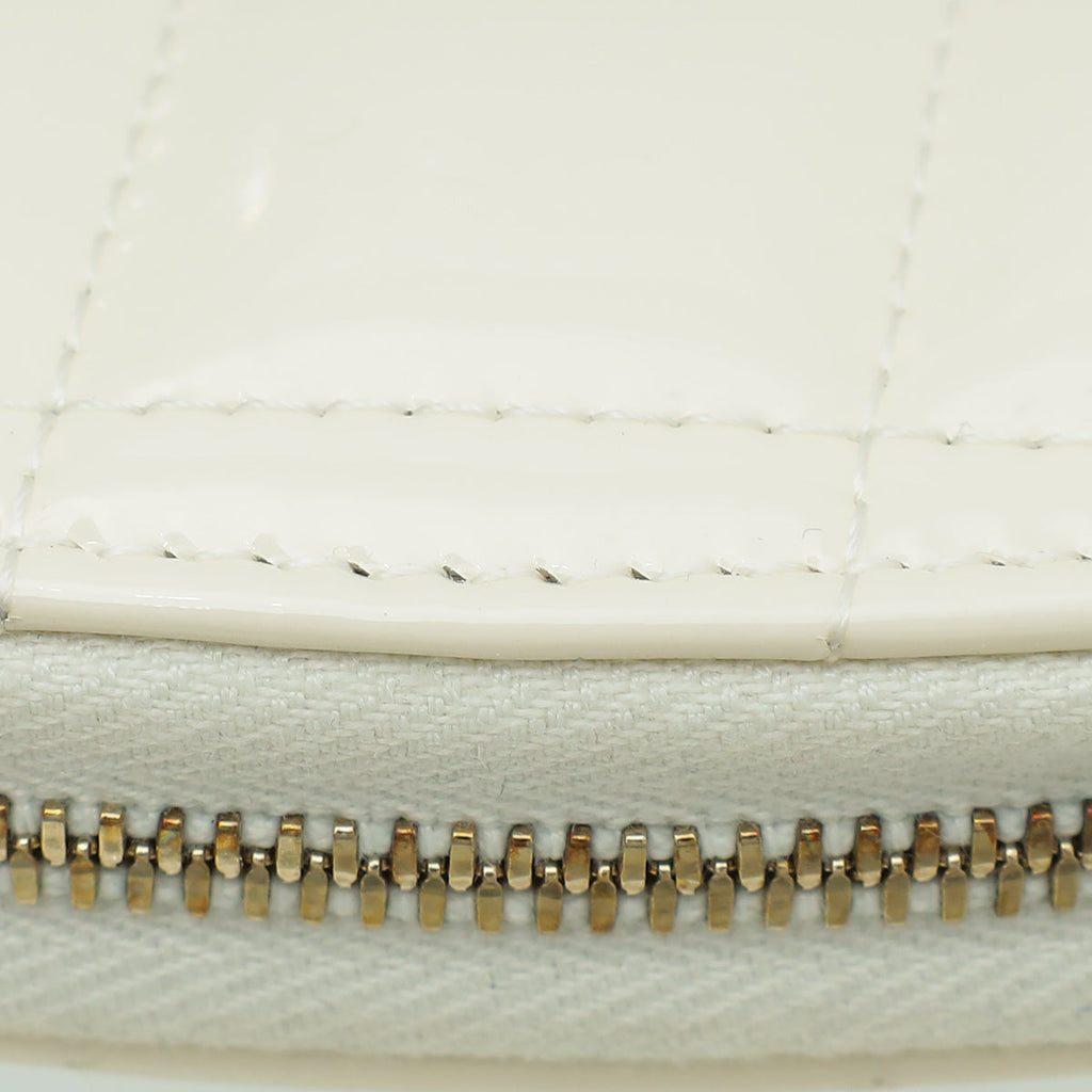 Chanel Bicolor CC Resin Quilted CC Heart Clutch With Chain