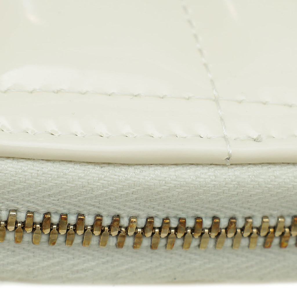 Chanel Bicolor CC Resin Quilted CC Heart Clutch With Chain