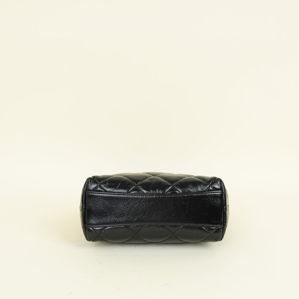 Chanel Black CC Hobo Small Bag