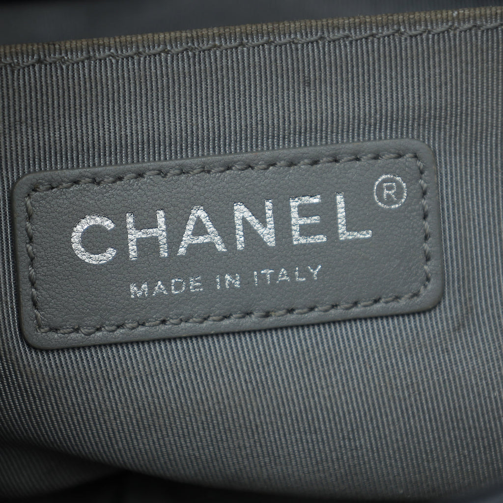 Chanel Navy Blue Velvet Le Boy Small Bag