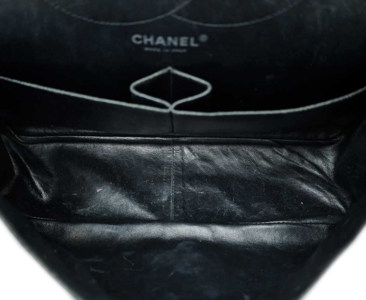 Chanel Black 2.55 Reissue Double Flap 227 Bag