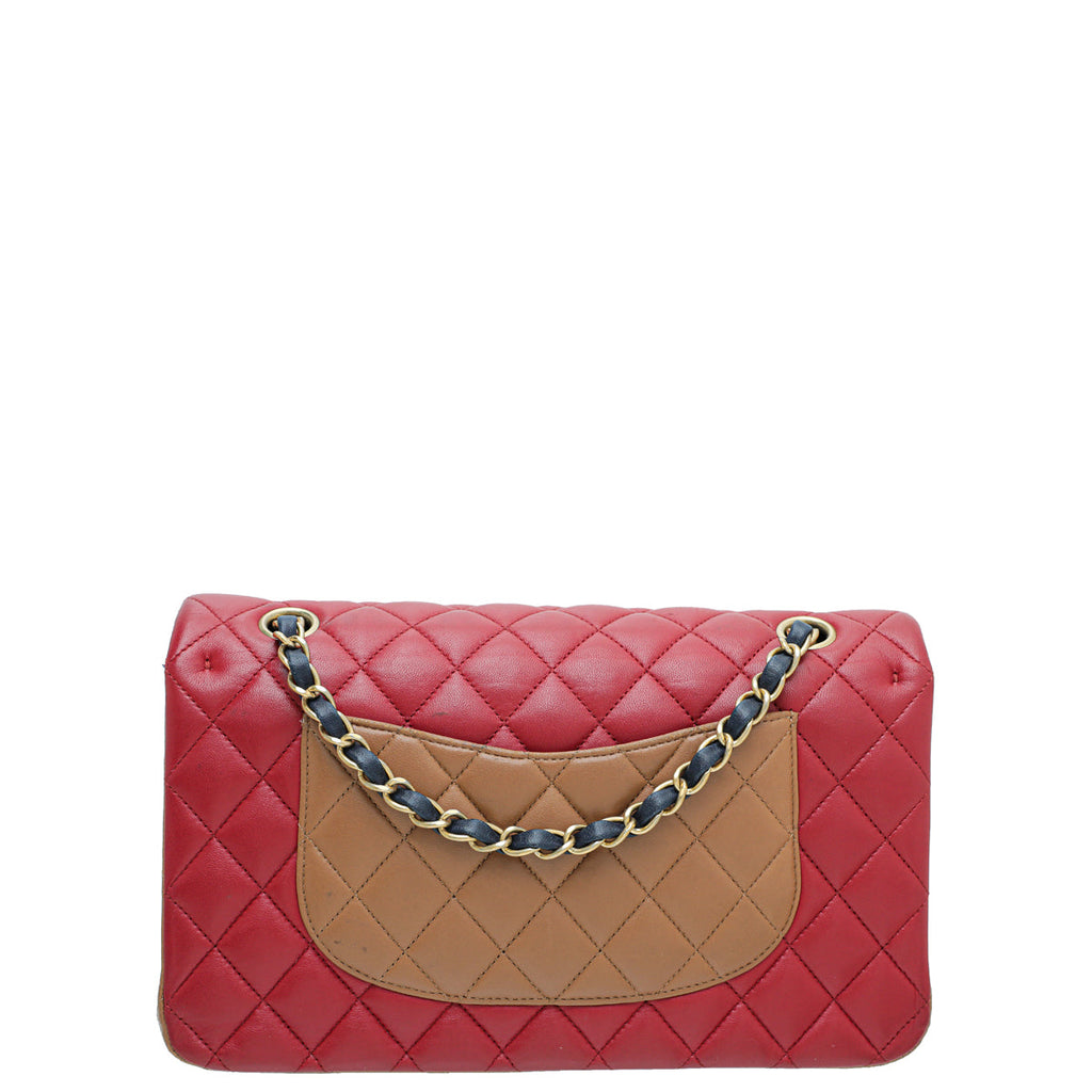 Chanel Tricolor Classic Double Flap Bag