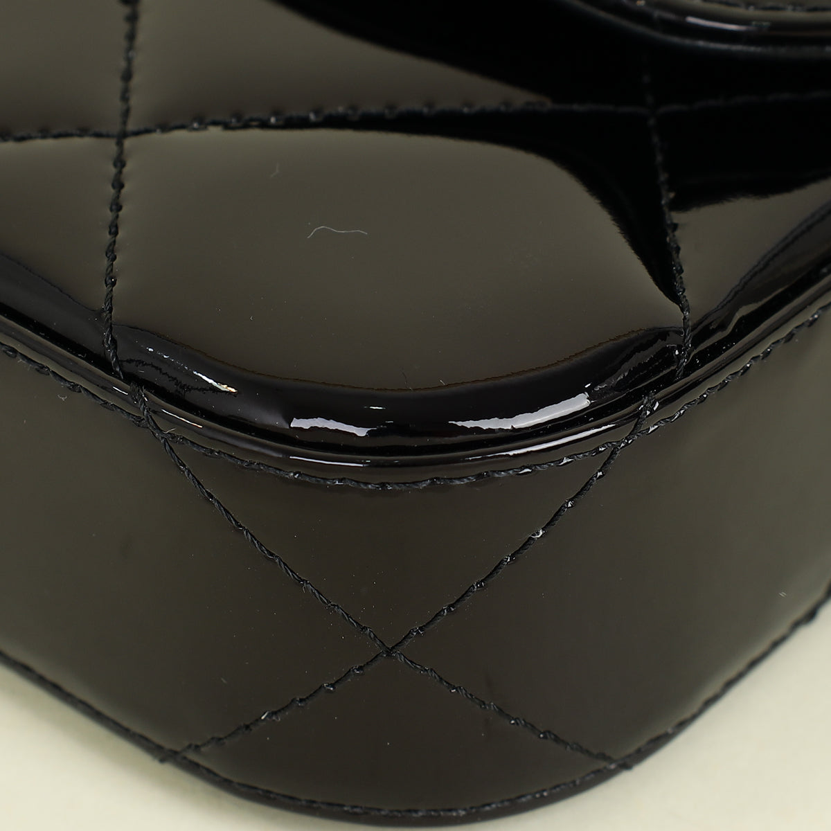 Chanel Black CC Large Flap Bag with Top Handle Bag