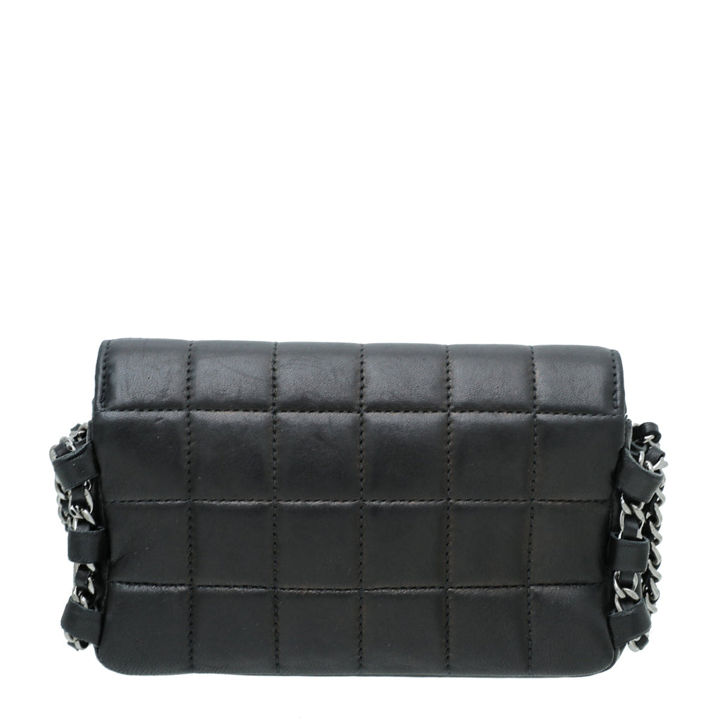 Chanel Black Chocolate Bar CC Charm Flap Ltd.Ed Mini Bag