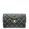 Chanel Black Wild Stitch Flap Bag