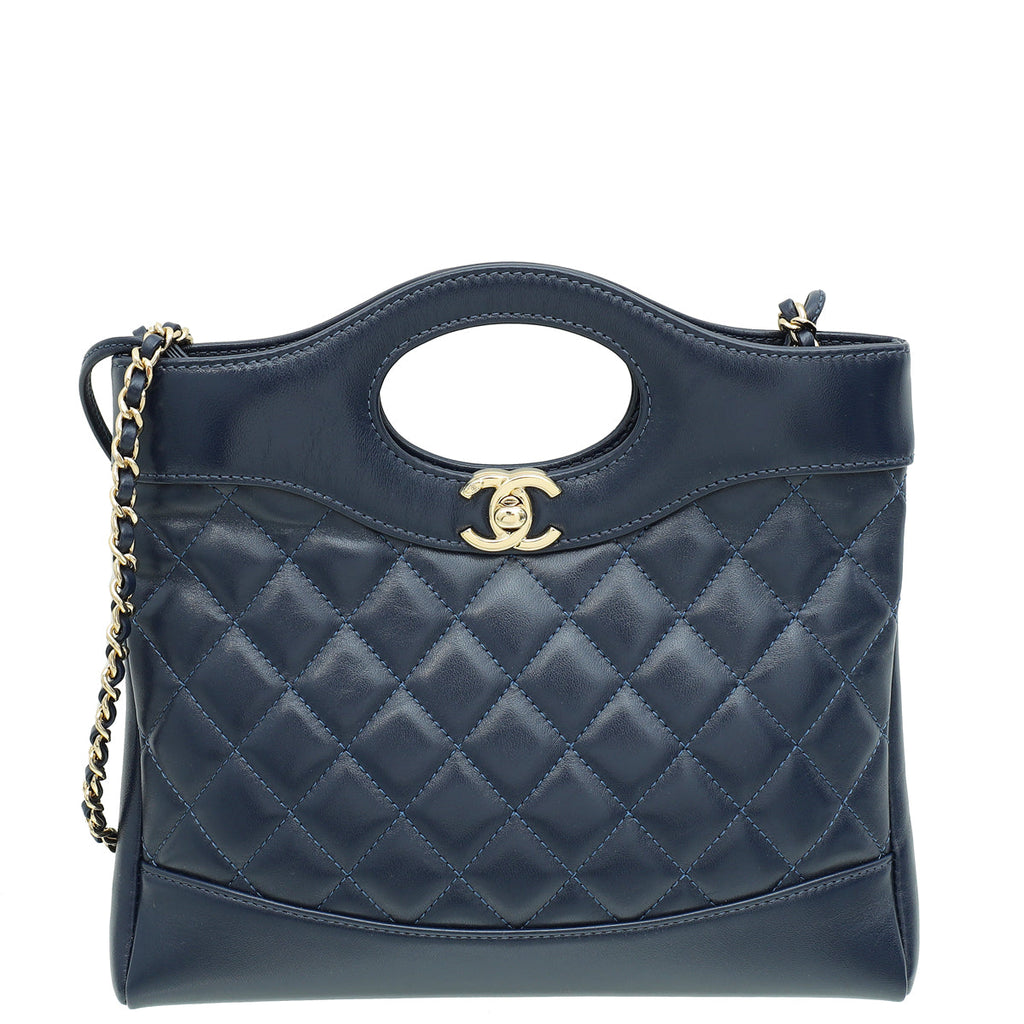 Chanel Blue 31 Mini Shopping Bag