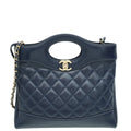 Chanel Blue 31 Mini Shopping Bag