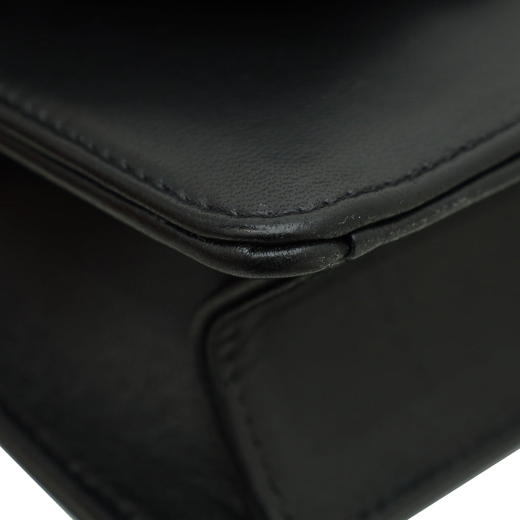 Chanel Black CC Paris -New York Clutch