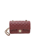 Chanel Burgundy CC Mini Rectangular Flap Bag