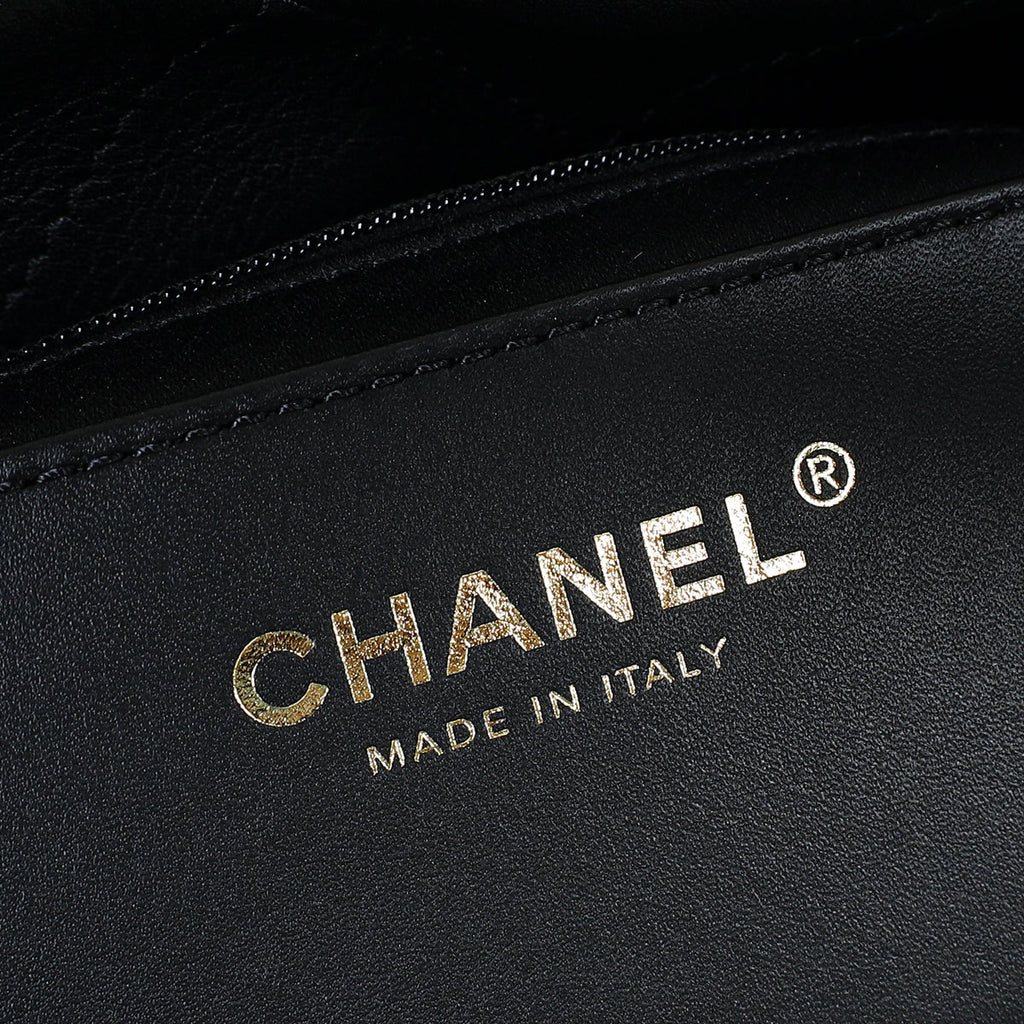 Chanel Black CC Hobo Large Bag
