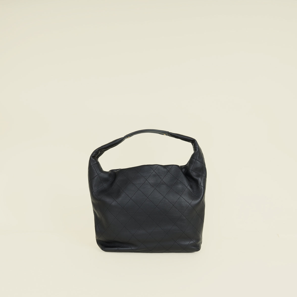 Chanel Black CC Hobo Large Bag