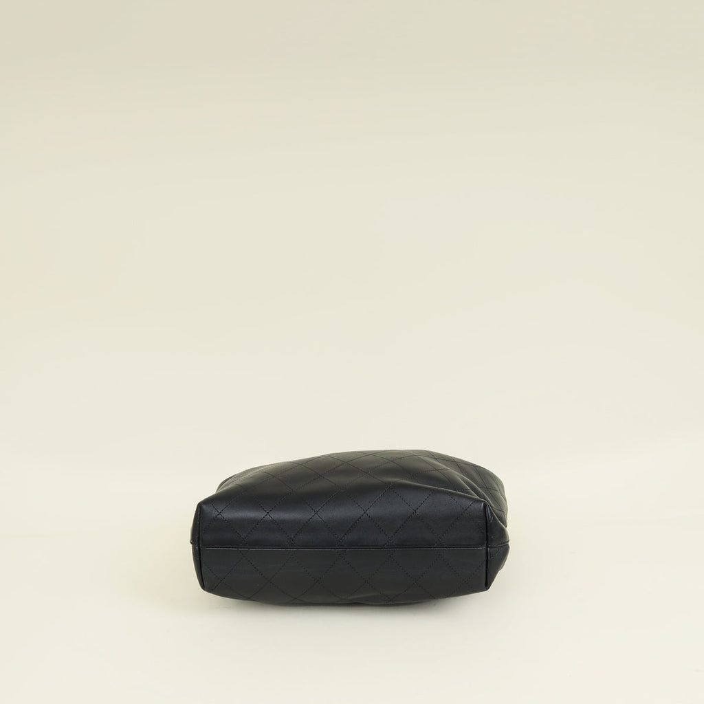 Chanel Black CC Hobo Large Bag