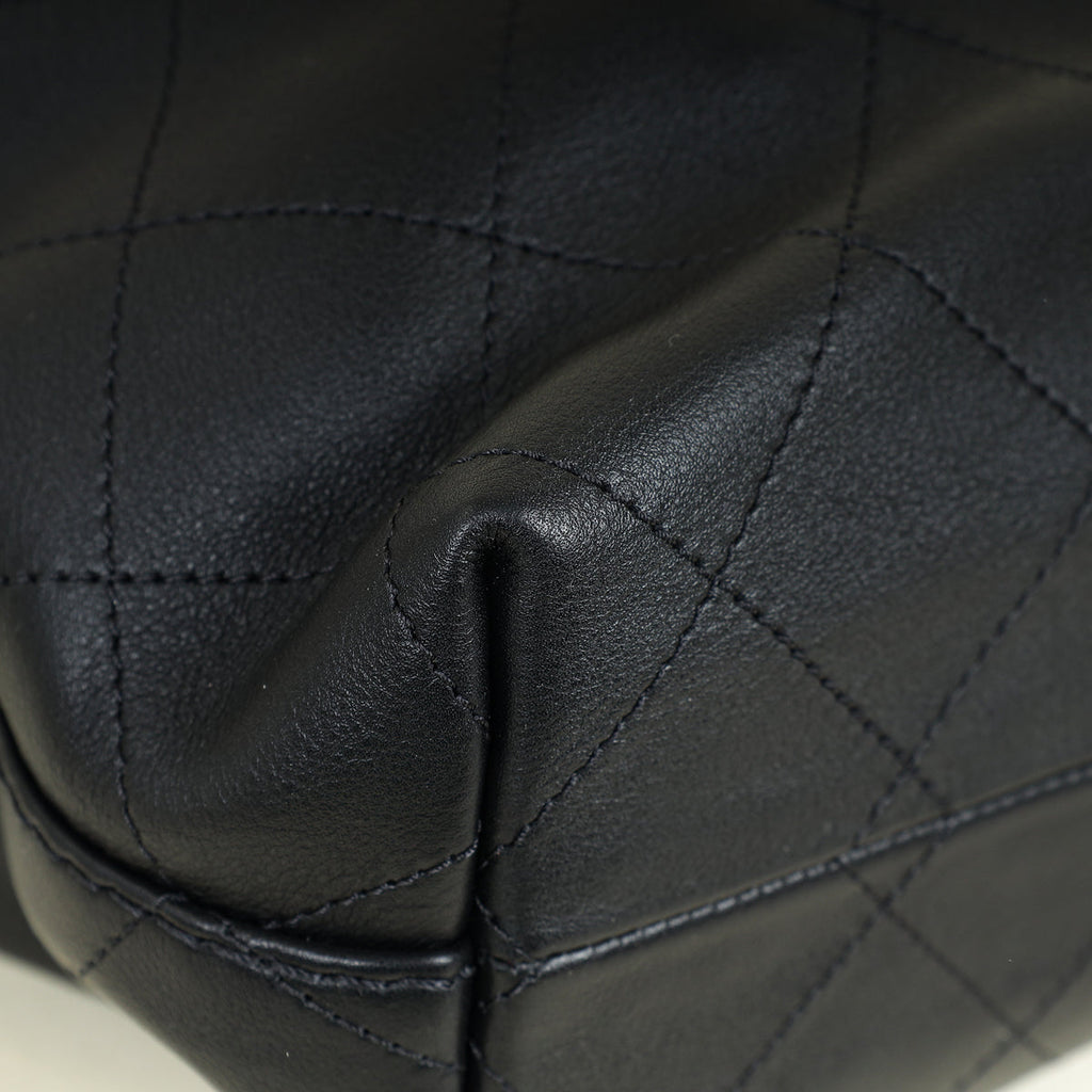 Chanel Black CC Hobo Large Bag