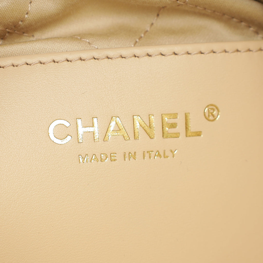 Chanel White 22 Shiny Mini Bag