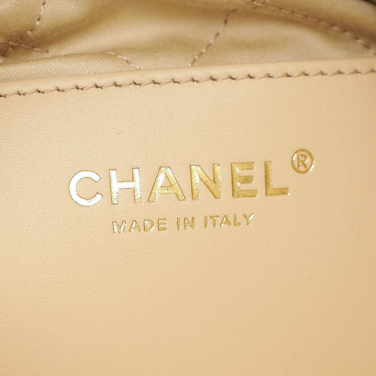 Chanel White 22 Shiny Mini Bag