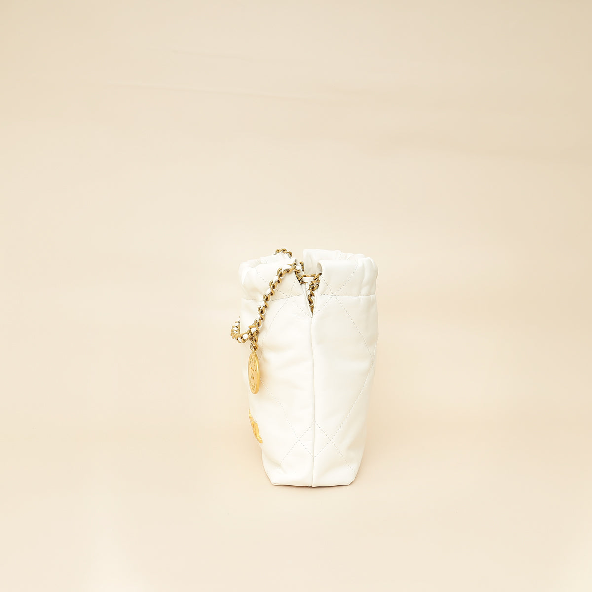 Chanel White 22 Shiny Mini Bag