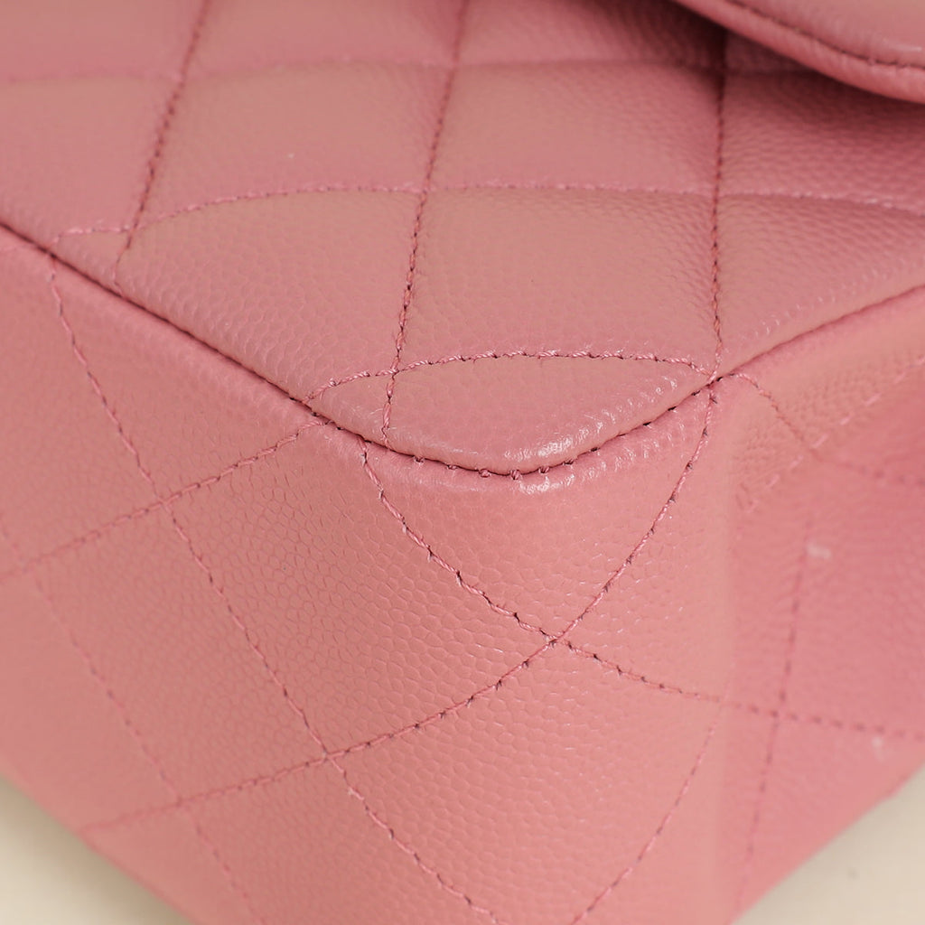 Chanel Mauve Pink CC Classic 11.12 Double Flap Medium Bag