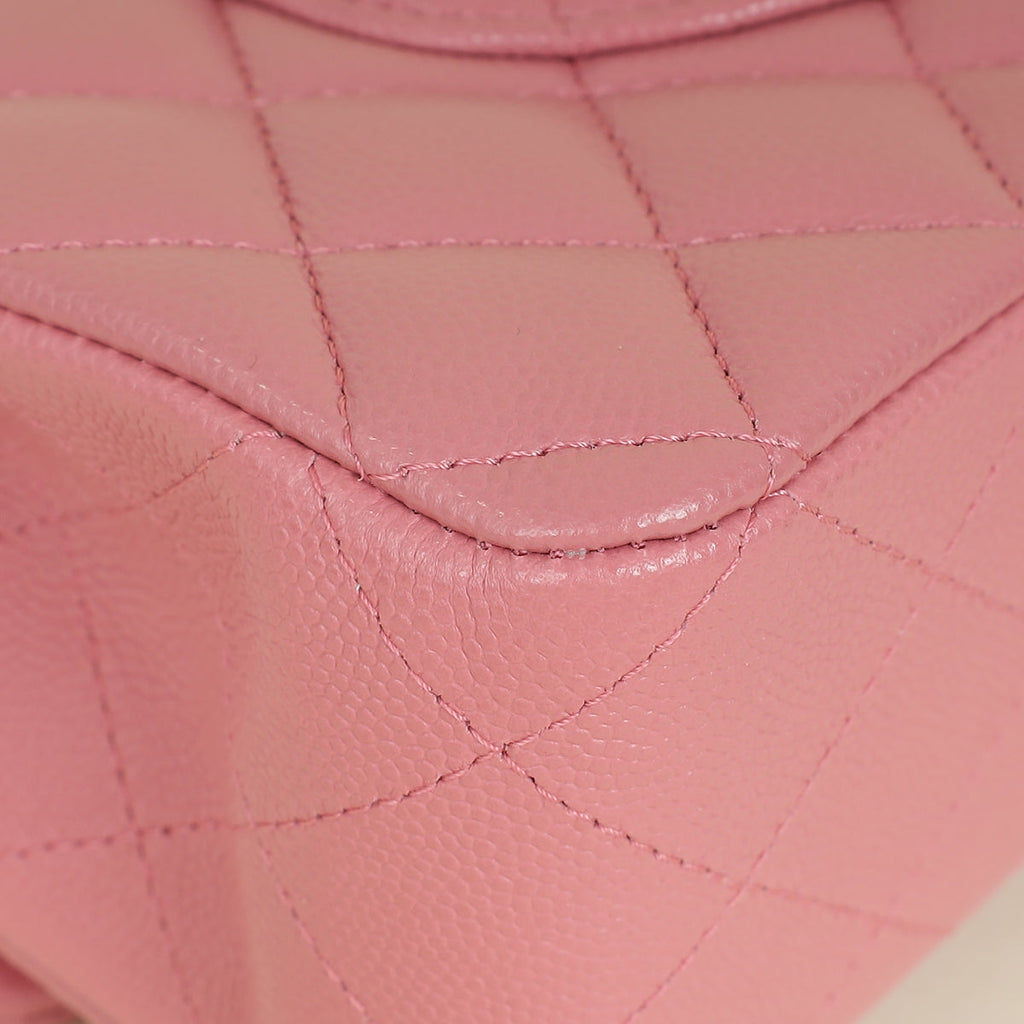 Chanel Mauve Pink CC Classic 11.12 Double Flap Medium Bag