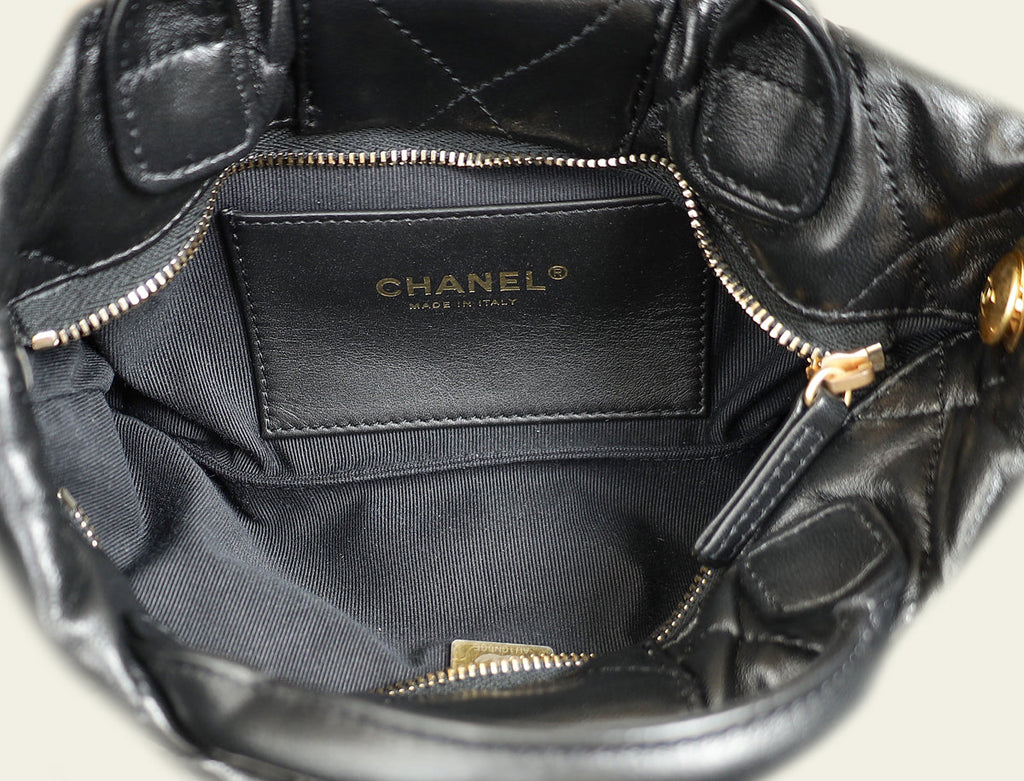 Chanel Black CC Mini Bow Bag