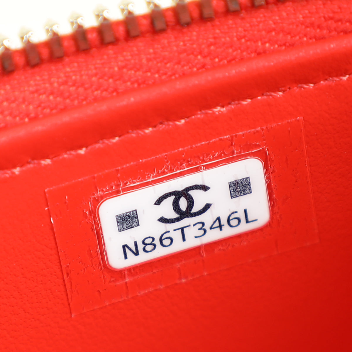 Chanel Red CC Small Vanity Chain Case