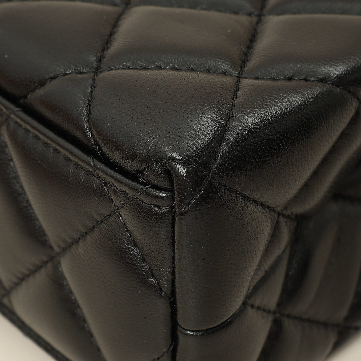 Chanel Black CC Mini Kelly Top Handle Bag