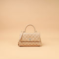 Chanel Dark Beige Coco Small Handle Bag
