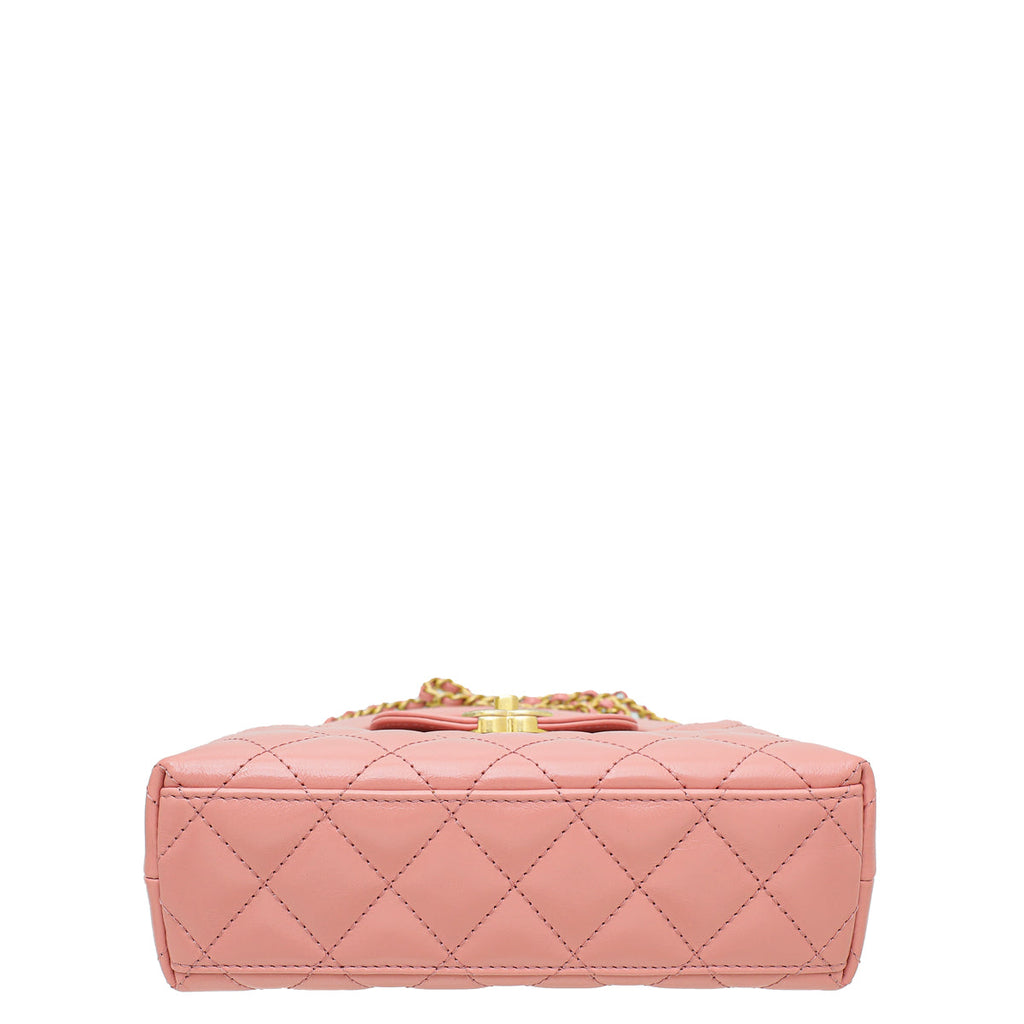 Chanel Coral Pink Mini Kelly Bag