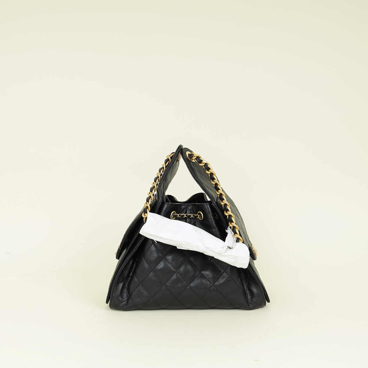 Chanel Black CC 25 Small Shoulder Bag