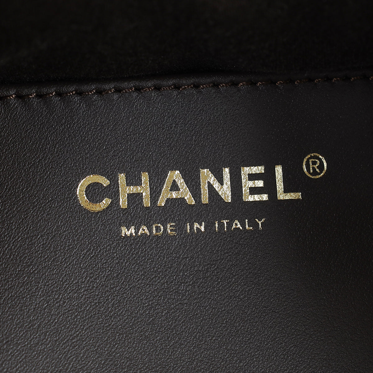 Chanel Dark Brown 25 Mini Suede Handbag