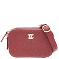 Chanel Burgundy Chic Trip Waist Bag