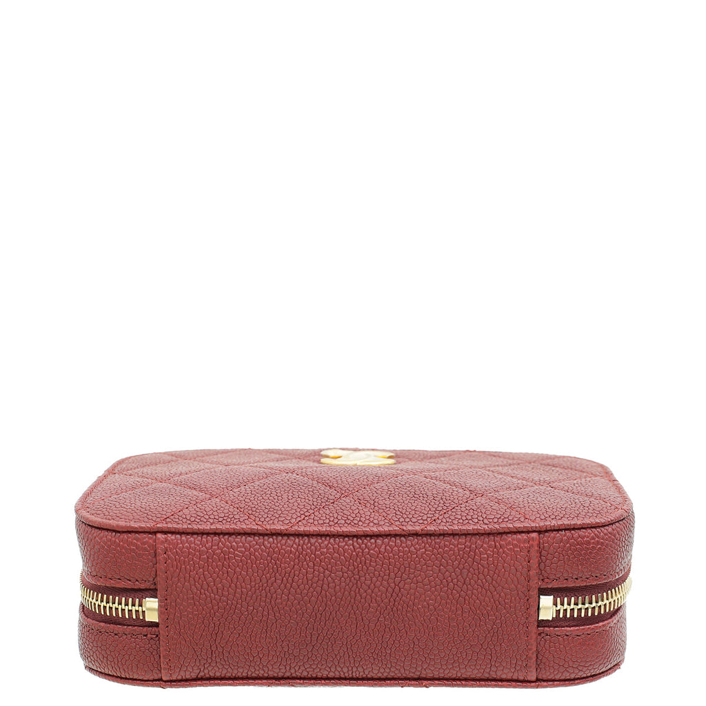 Chanel Burgundy Chic Trip Waist Bag