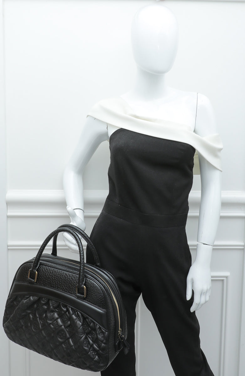 Louis Vuitton Black Mizi Vienna Bag