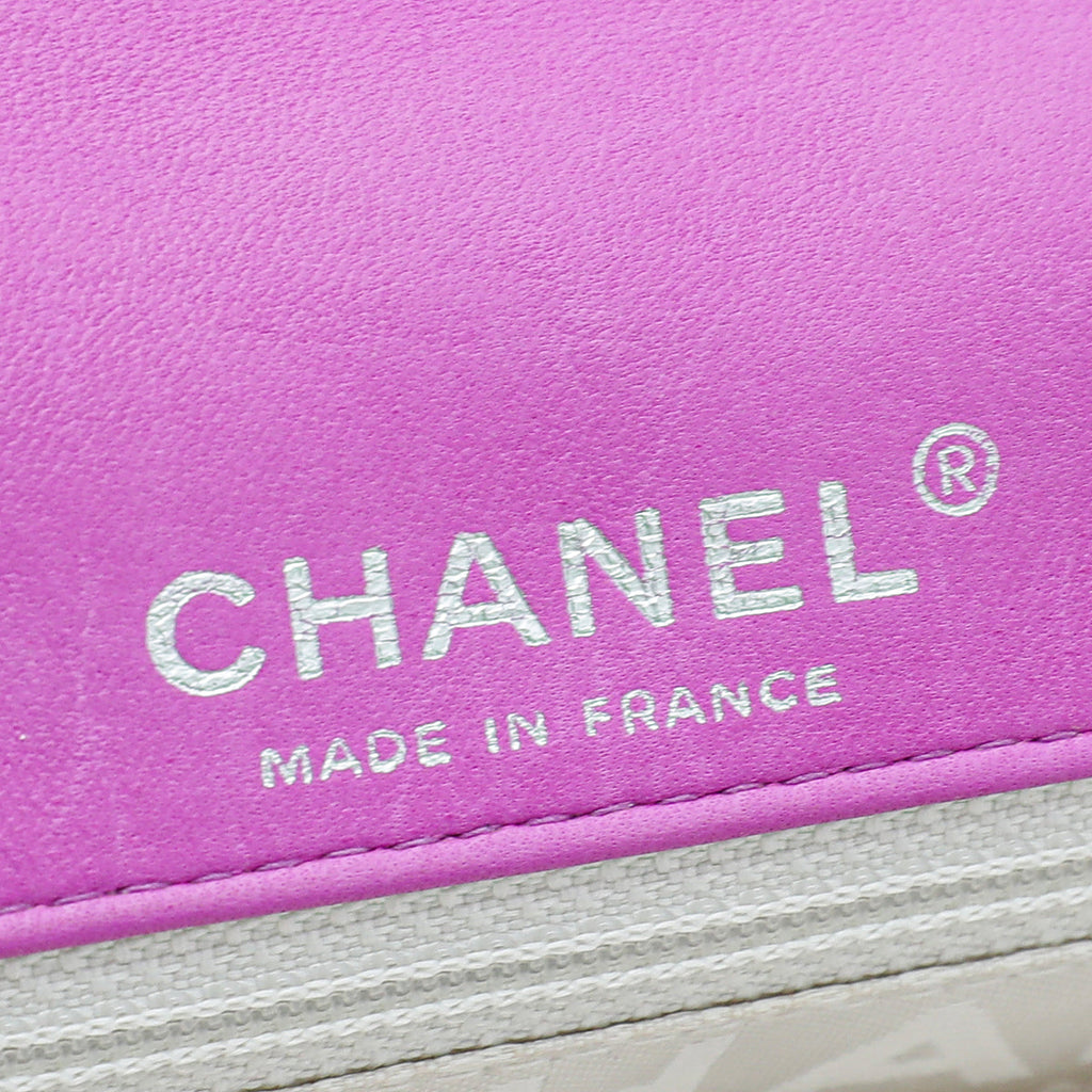 Chanel Light Fuchsia Valentine Heart Link Flap Bag