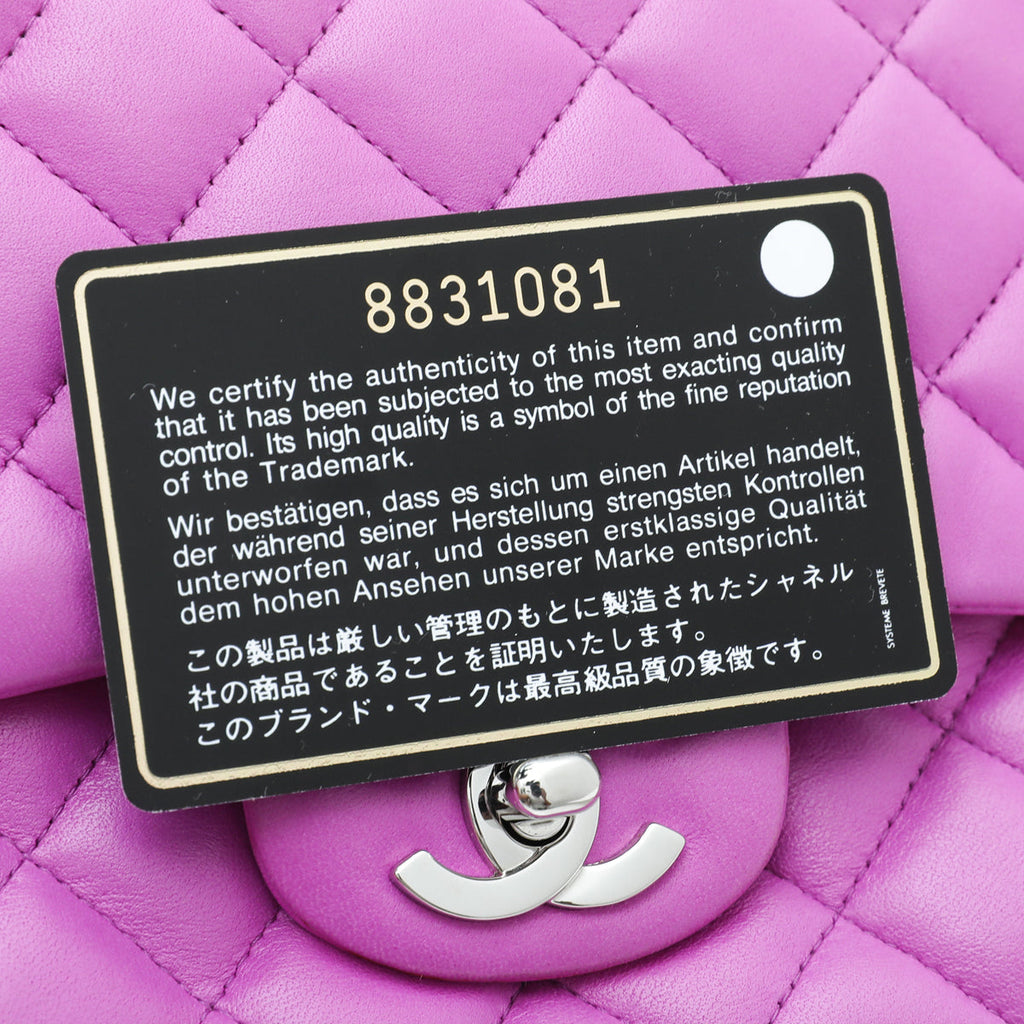 Chanel Light Fuchsia Valentine Heart Link Flap Bag