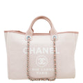 Chanel Lihgt Pink Deauville Tote Bag