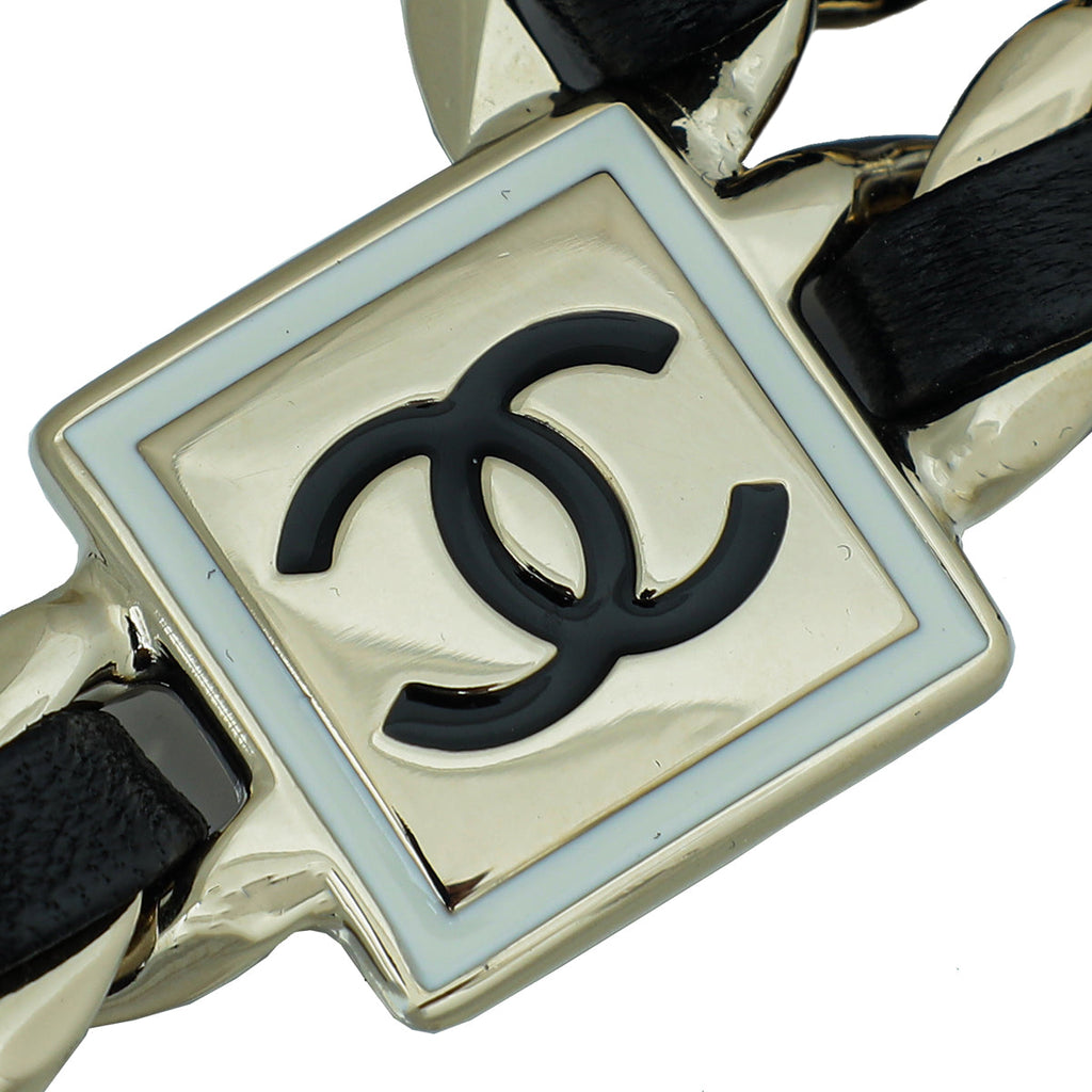 Chanel Black CC Chain Belt