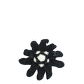 Chanel Bicolor Flower CC Felt Brooch