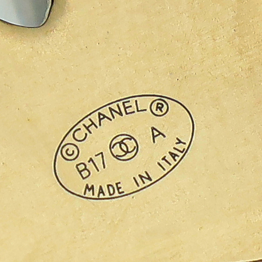Chanel Bicolor Enamel CC Brooch