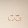 Chanel 18K Rose Gold Coco Crush Hoop Earrings