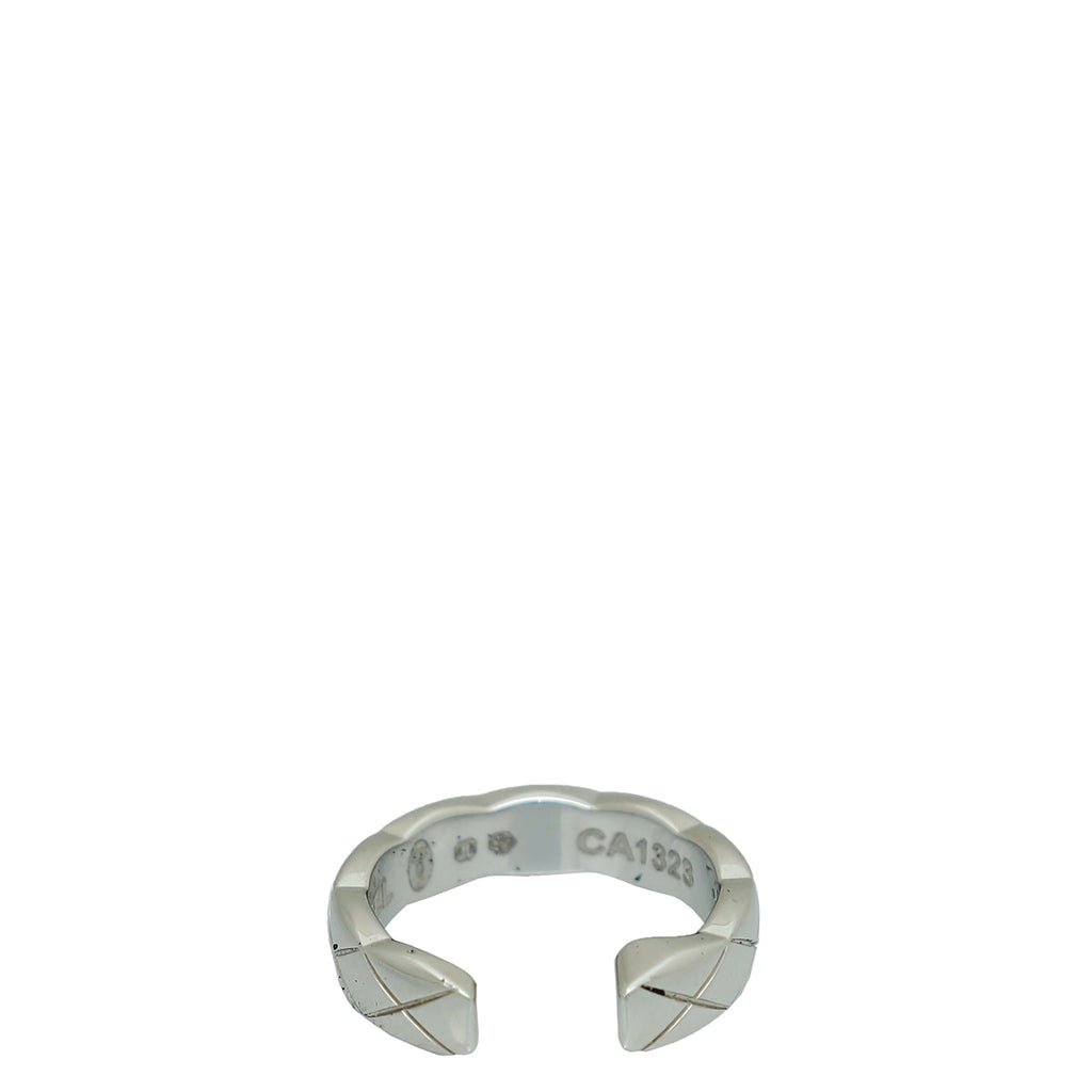 Chanel 18K White Gold Diamonds Coco Crush Single Earring