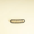 Chanel Black Logo Detail Hair Clip