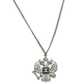 Chanel Silver Finish Paris Moscow Dmitri Necklace