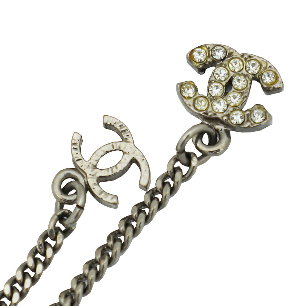 Chanel Silver Finish Paris Moscow Dmitri Necklace