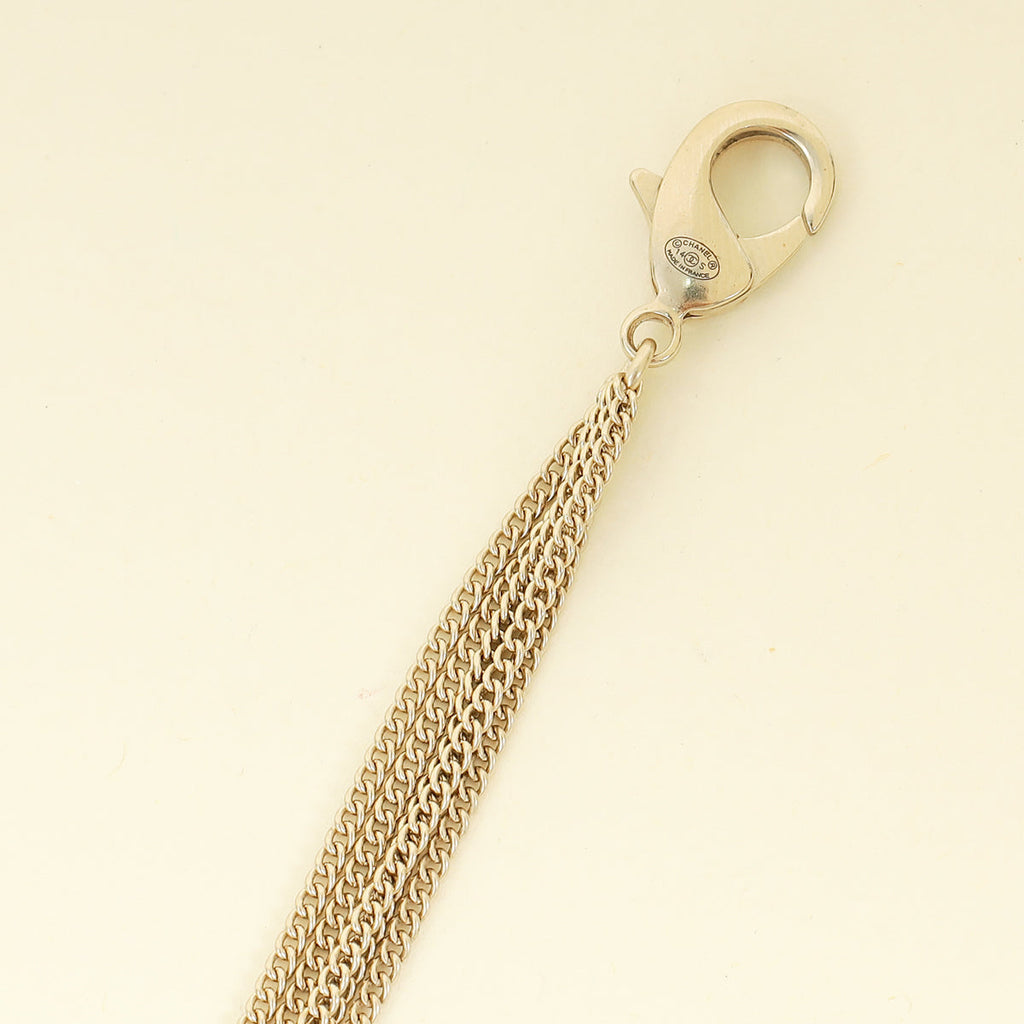 Chanel Bicolor CC Pearls Long Necklace