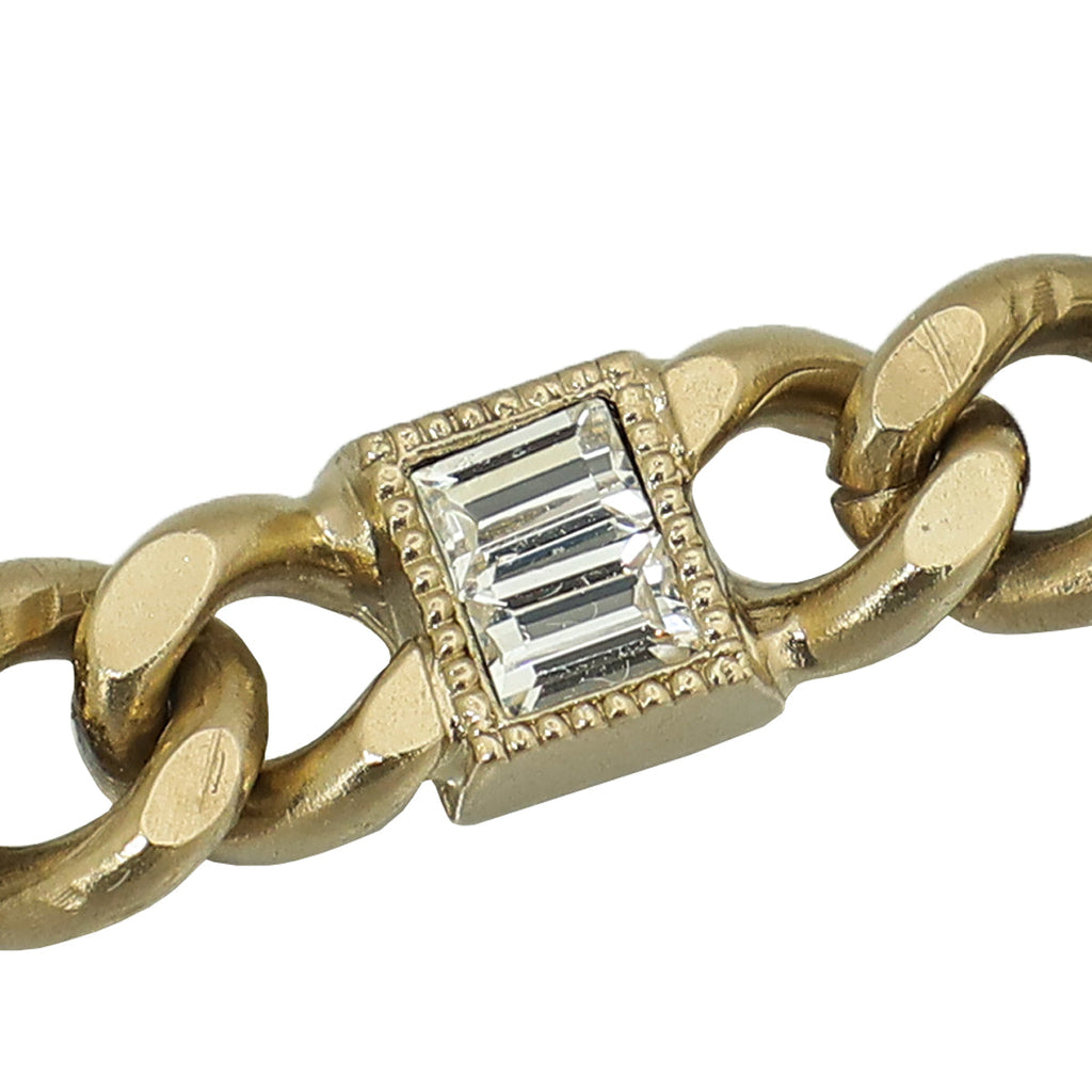 Chanel Bicolor CC Crystal Necklace